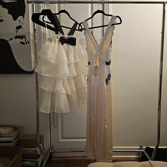 RUFFLE TUXEDO DRESS - Picture 6 of 6